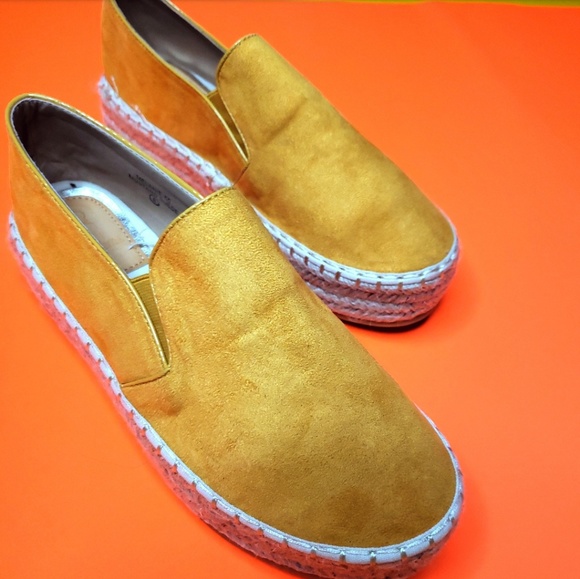 🚨LAST PAIR//The Lauren//yellow espadrille sneaker - Picture 4 of 5